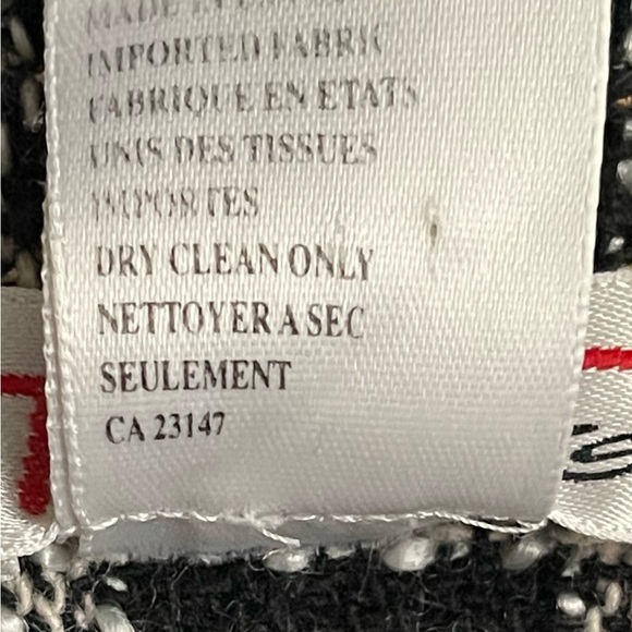 VTG Talbots Womens Plaid Checkered Button Up Wool Blend Blazer/Jacket Coat Sz 6 - Picture 7 of 10